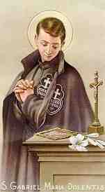 Św. Gabriel od Matki Bożej Bolesnej (Francesco Possenti), zakonnik