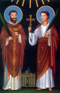Św. Marceli (n) i św. Piotr, męczennicy