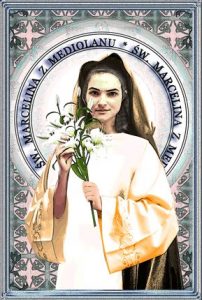 Św. Marcelina z Trewiru (lub Marcellina z Mediolanu), dziewica