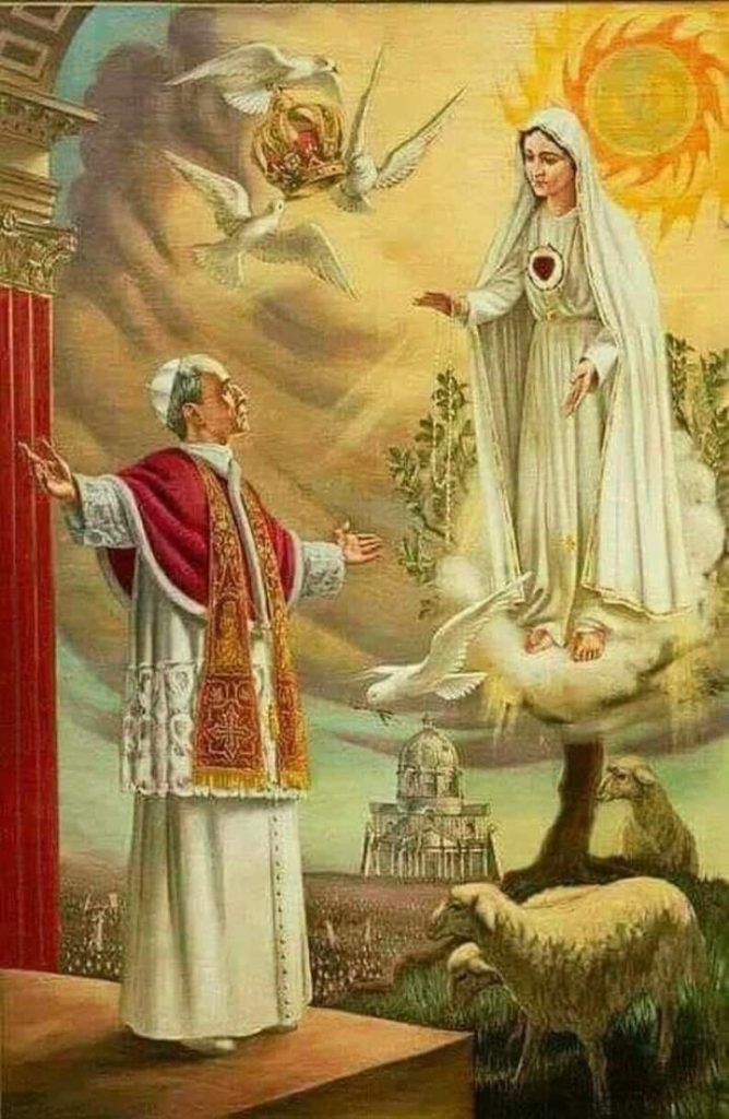 Akt zawierzenia świata Niepokalanemu Sercu Maryi dokonany przez papieża Piusa XII